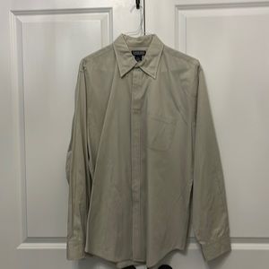 Lands End Dress Shirt large 16 / 16-1/2